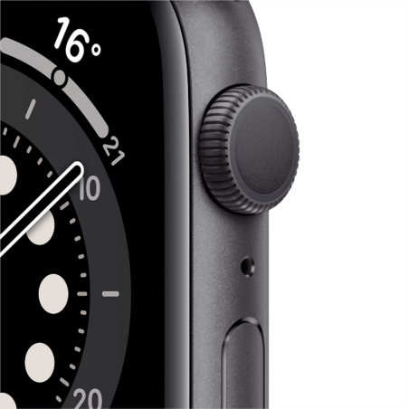 Смарт часы apple watch s6 44mm space gray aluminum case with black sport band обзор